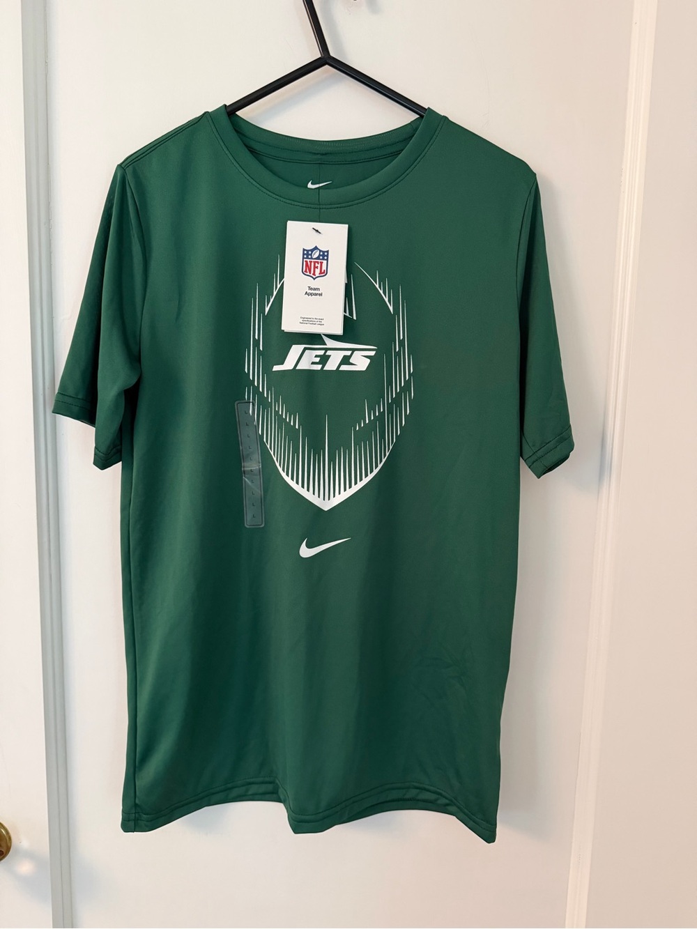 Nike Green New York Jets Short Sleeve Performance Shirt